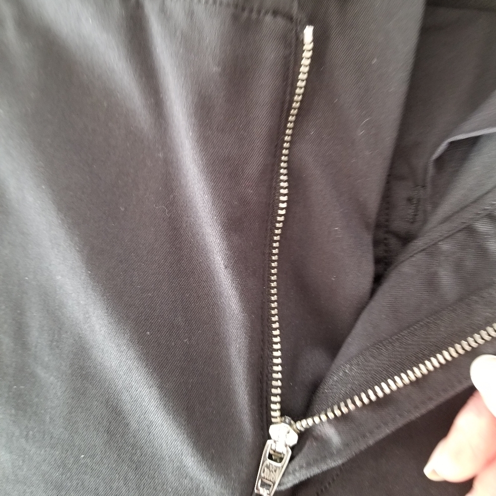 Golden Goose High Rise Tapered Leg Chino Pants Size S Small Black - Picture 7 of 11